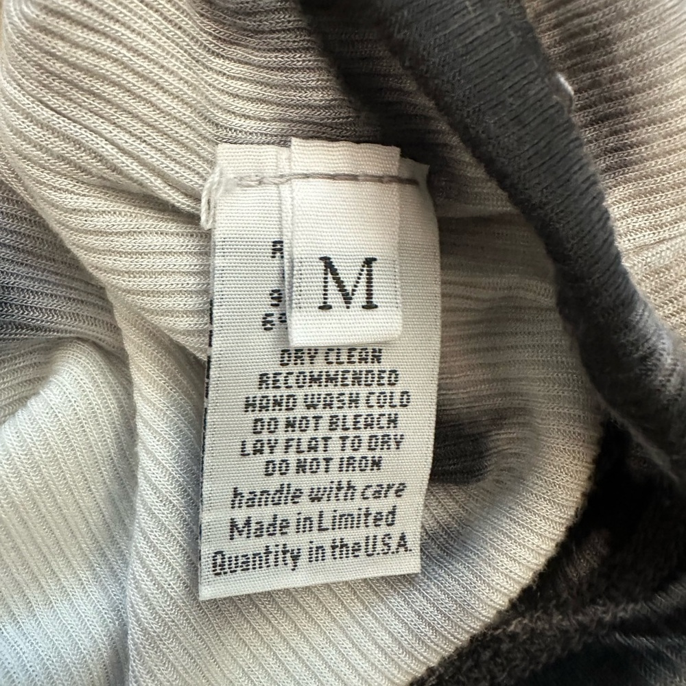 Michael Lauren Marco Tie-Dye Sleeveless Top - Black/White Size Med Worn Once - Picture 9 of 9